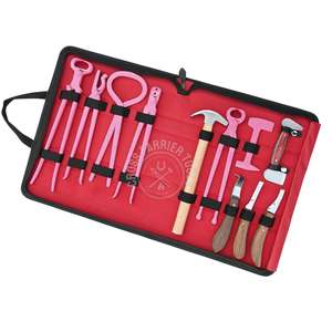 Kit Completo de Herramientas de Herrador con Estuche de Transporte, Lima para Cascos, Clavadora, Cortador de Cascos Resistente, Herramienta Extractora y Cuchillos de Recorte - Product Image 1
