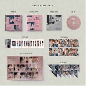 Photocard K-POP authentique SEVENTEEN 10ème mini-album [FML] PLEDIS HYBE Trois versions CD FML Toutes versions scellées Produit original - Product Image 4