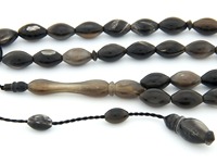 Manik-manik Tasbih Islami Berkualitas Tinggi yang Elegan dengan Tali Kuat, Buatan Tangan, Bulat, Sentuhan Nyata, untuk Penggunaan Sehari-hari.