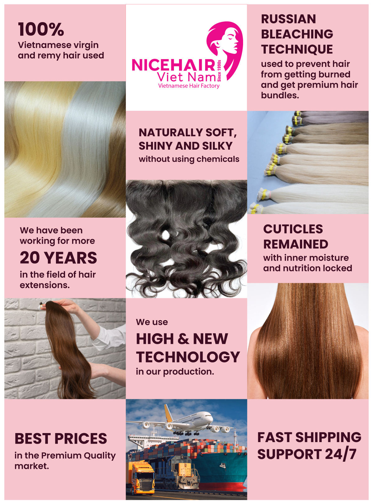 Technique Best Hair Pieces Good Quality Nano Tip Keratin Bonded
