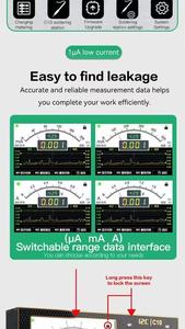 I2c C10 dạng sóng Ampe kế đo điện áp phí <span class=keywords><strong>Tester</strong></span> 0-40V Dual Channel hiển thị kỹ thuật số sạc lỗi phát hiện nhanh chóng - Product Image 4