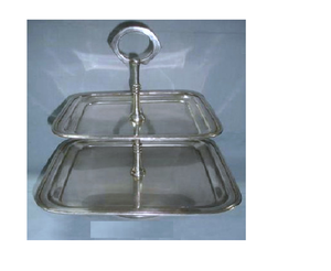 Haute qualité nouveau bureau de mariage décoratif en laiton gâteau plaque support en métal pièce maîtresse de mariage - Product Image 1