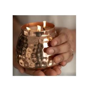 Metal <b>Gold</b> Color With Handle Candle Votive in wholesale price for wedding and home Decoration Aluminum Candle holder - Product Image 5