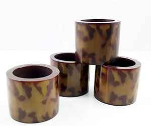 Porte-serviettes multicolore personnalisé anneaux de serviette en chaîne pour la décoration de table de fête - Product Image 3