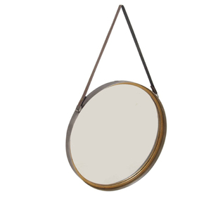 Wholesale Modern High Quality <b>Hanging</b> Metal Wall <b>Mirrors</b> Decorative Wall <b>Mirror</b> Bathroom Bedroom Living Decor Indian Exporter - Product Image 3