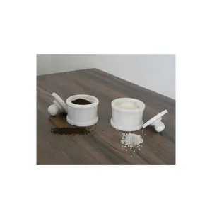 Керамическая соляная коробка, кухонная утварь и обеденный стол по заводской цене, детали для соляной мельницы, белая керамическая шлифовальная машина