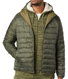 Custom Print High Street Winter Puffer Jacket Hooded Quick Dry Breathable Zipper <b>Stand</b> Collar Factory Trending Canvas Customized - Product Image 6