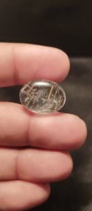 Cuarzo Rutilado Dorado Natural, Ovalado, Gemas Sueltas en Cabujón para la Elaboración de Joyas - Product Image 2