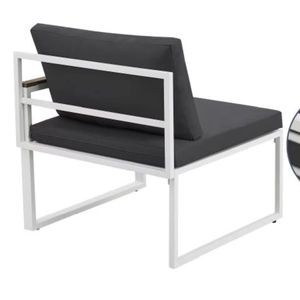 Prix compétitif Tailles personnalisées Ensemble de patio extérieur moderne Cadre en acier Revêtement PA imperméable Hôtels-Meubles Bari du Vietnam - Product Image 1