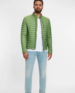 Chaqueta acolchada de lona a la moda para hombre con capucha abrigo de invierno ligero, cálido e impermeable para uso informal y al aire libre - Product Image 4