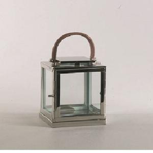 Linterna de vela de cristal de alambre de metal con acabado de níquel plateado Linterna colgante de nuevo diseño para Navidad Fabricado por exportador - Product Image 2