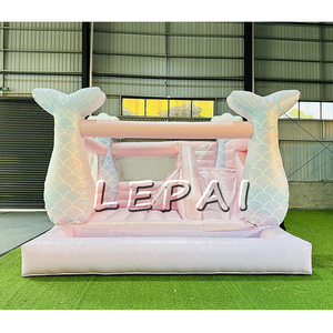 Vente flash Château gonflable sirène pour locations de fêtes Château gonflable <span class=keywords><strong>pas</strong></span> <span class=keywords><strong>cher</strong></span> populaire Hupfburg pour les fêtes d'enfants - Product Image 1