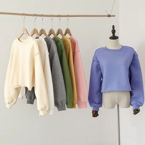 Sudadera de Felpa Extra Grande para Mujer, de Primera Calidad, con Cuello Redondo, Estampado Personalizable en la Parte Delantera, Antibolitas, Marca Privada, Letras Griegas - Product Image 1