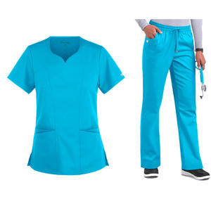Soins infirmiers médicaux personnalisés en gros Scrubs uniformes hospitaliers pour infirmières ensembles de gommage confortables pour infirmière - Product Image 5