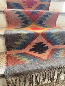 Alfombras de suelo de yute de última área, yute de lana de lujo bohemio, decoración de escalera para el hogar Vintage india, corredor en forma de rectángulo tejido hecho a mano - Product Image 4
