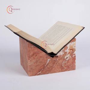 Luxury Home Decoration Bookends Rose <b>Gold</b> Color Marble Desk Organizer <b>Book</b> Ends From Indian Manufacturer Supply In Low Price - Product Image 1