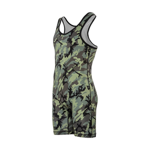 Custom Logo Sublimation Sportswear Heat Transfer <b>Weightlifting</b> Mma Wrestling <b>Singlet</b> - Product Image 4