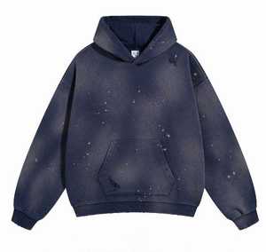 anti-wrinkle breathable <b>hoodies</b> for <b>woman</b> <b>Pink</b> Acid Wash Unisex Oversized Hoodie Fit Adjustable Pockets Winter Wear Sun Faded - Product Image 3