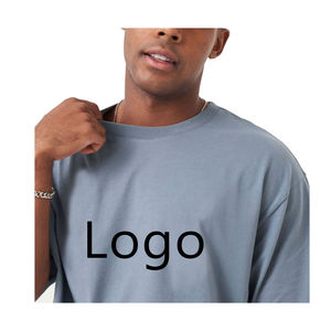 2025 nouvelle dernière mode Top qualité T-Shirt Stock surdimensionné 100% coton microfibre T-Shirt surdimensionné Vintage T-Shirt pour hommes - Product Image 5