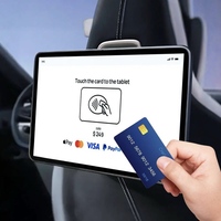 Tableta Publicitaria Personalizada para Asiento Trasero con Soporte, Kiosco de Señalización Digital, Terminal de Entretenimiento para Auto con NFC y Pago por Contacto, Tableta PC ODM