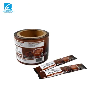 Customized Plastic 3 Layer Sealing Aluminum Instant Coffee Sachet Packaging Film Roll