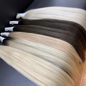Extensions de cheveux vietnamiennes vierges 100% en gros Cheveux slaves de différentes couleurs de bonne qualité pour l'exportation en couleur tendance chaude en vrac - Product Image 1
