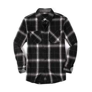 Chaqueta de motociclista transpirable a prueba de viento para hombre 2025, Camisa de franela Lumberjack Rider con logotipo frontal para carreras de motos - Product Image 1