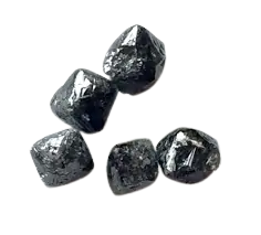 Diamant brut non taillé brut de couleur gris naturel de 2,50 ct pour la