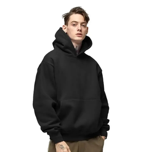 Sudadera con Capucha para Hombre, 100% Algodón, Invierno, ODM, Gruesa, Felpa Francesa, Alta Calidad, Lisa, Talla Grande, Estilo Urbano, con Logotipo Personalizado - Product Image 3