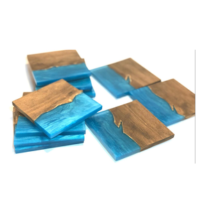 Posavasos de aspecto moderno con esteras y almohadillas de material de madera y resina de última calidad a precios competitivos - Product Image 5