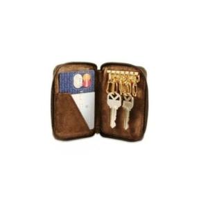 2025 New Style Genuine Leather <b>Zip</b> Closure Key Holder Organizer - Product Image 1