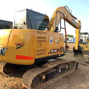 Mini-excavatrice sur chenilles hydraulique d'occasion Sany SY75C, 7,5 tonnes, moteur testé et inspecté, composants d'origine en STOCK - Product Image 5