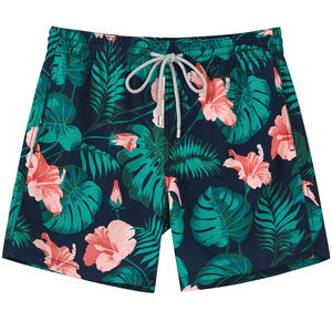 Sublimation personnalisée Short de bain coupe ajustée à séchage rapide pour hommes avec doublure en maille Maillots de bain imperméables - Product Image 3