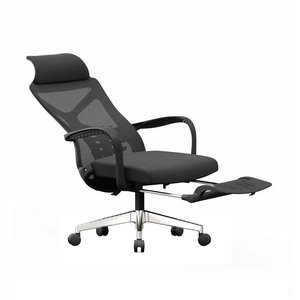 Silla Ergonómica Ajustable de Tela con Reposapiés para Oficina en Casa y Taller - Diseño Minimalista - Product Image 2