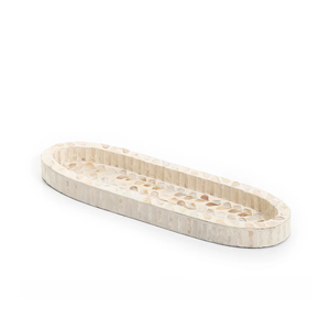 Plateau de service en nacre fait à la main, vente en gros, décoratif, en vrac, incrustation de coquillages naturels, écologique - Product Image 2