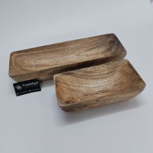 <b>Bulk</b> Wood Dough Decorative Bowl for Decor Wooden Dough Bowl tradebyd <b>Candle</b> Holder Handcrafted for Home Decoration - Product Image 5