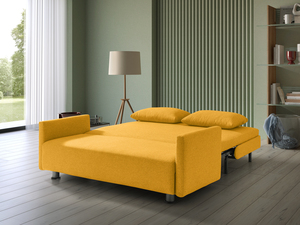 EVERGREENWEB Divano Letto a 3 Posti 160 cm, Made in Italy, Divano Pieghevole con Materasso, Rivestimento Rimovibile, Design Salvaspazio |   EDITH - Product Image 5