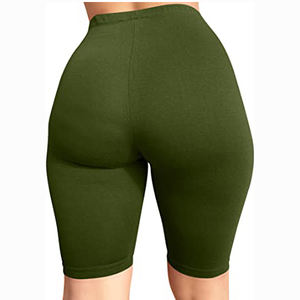 กางเกงขาสั้นทรงสกินนี่ผ้าซาตินคุณภาพดีสำหรับผู้หญิง ลายโลโก้แบบยืดหยุ่น ระบายอากาศได้ดี บริการ ODM แบบกำหนดเอง ราคาสมเหตุสมผล - Product Image 1