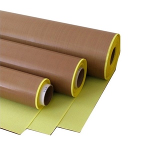 เทปกาวเทฟลอนเทฟเบอร์กลาสเคลือบ PTFE ทนความร้อนสําหรับบรรจุภัณฑ์อาหาร