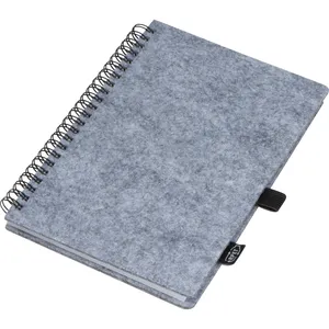 BRENDA Taccuino Promozionale Sostenibile in RPET, Gadget in Feltro Ecologico - Product Image 3