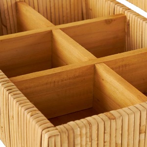 Caja Decorativa Hecha a Mano de Ratán de 6 Celdas, Caja de Almacenamiento Artesanal, Ecológica, Natural, Decoración para el Hogar, Venta al por Mayor desde Vietnam - Product Image 5