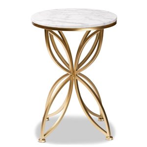 Stainless Steel Metal <b>Side</b> <b>Table</b> with Marble Modern Design <b>for</b> <b>Sofa</b> <b>Side</b> <b>table</b>, Coffee <b>table</b> - Product Image 4