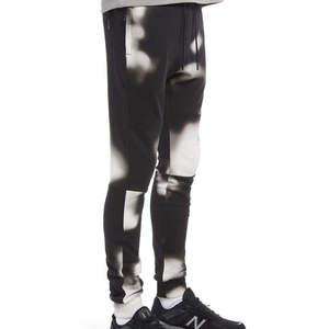 Pantalons de jogging tendance, en molleton français, surdimensionnés, 100% coton, délavés à l'acide, décolorés au soleil, pantalons de jogging pour hommes - Product Image 2