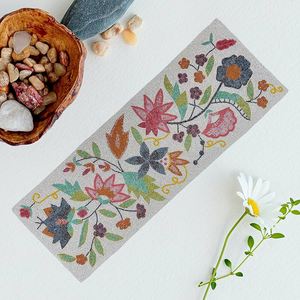 Diseño de flores brillantes Corredor de cuentas hecho a mano Decoración de mesa de cocina Decoración de mesa de comedor Corredor al mejor precio - Product Image 5