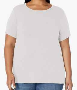 Camisetas personalizadas informales de talla grande para mujer hechas en Bangladesh - Product Image 2