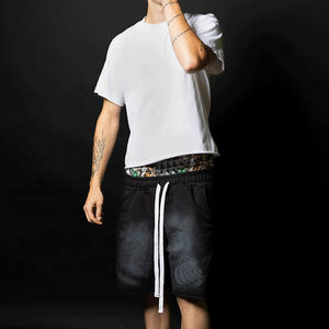 <b>Mens</b> Oversized Cargo <b>Shorts</b> Custom All Over <b>Camo</b> 3D Print Double Layer Elastic Waistband Outdoor Casual Wear - Product Image 5