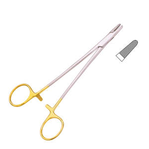 High Quality <b>Mini</b> Ryderr TC Vascular Needle Holder Stainless Steel Needle Holding Forceps 20.0 cm - Product Image 4