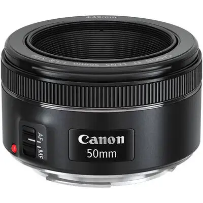 C.anon EF 50mm f/1.8 STM Lens - Black