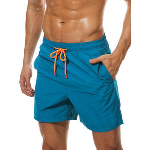 Pantalones cortos de playa tejidos proveedor fábrica al por mayor para hombres cortos de verano natación estampado playa de marca - Product Image 4