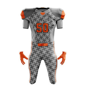 2024 vente en gros maillot de football américain Kits de football personnalisés meilleure qualité uniforme de football américain sur mesure - Product Image 2